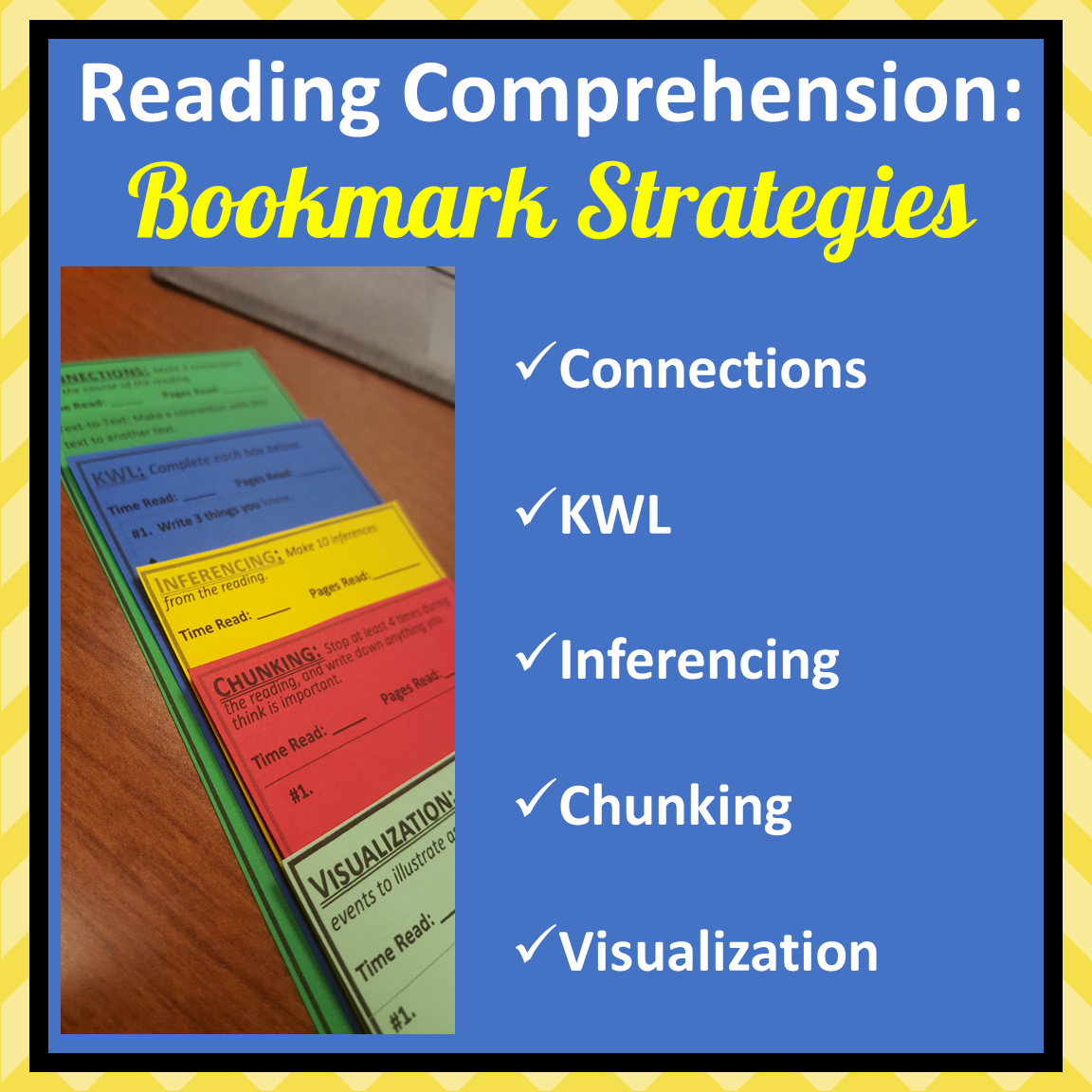 Reading Comprehension: Independent Reading Bookmarks