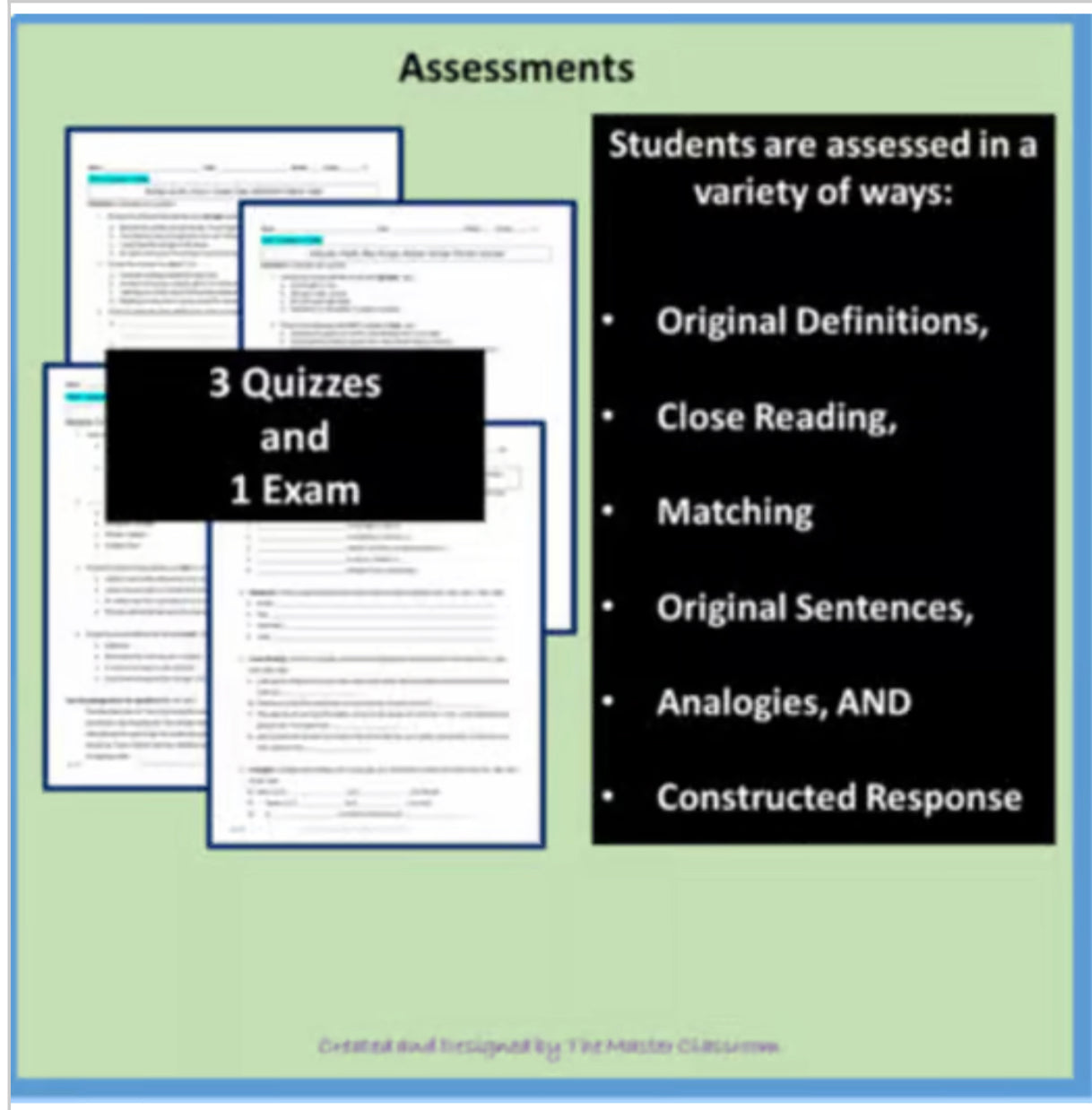 NO PREP Middle School Vocabulary (4 WEEKS) - Unit 2