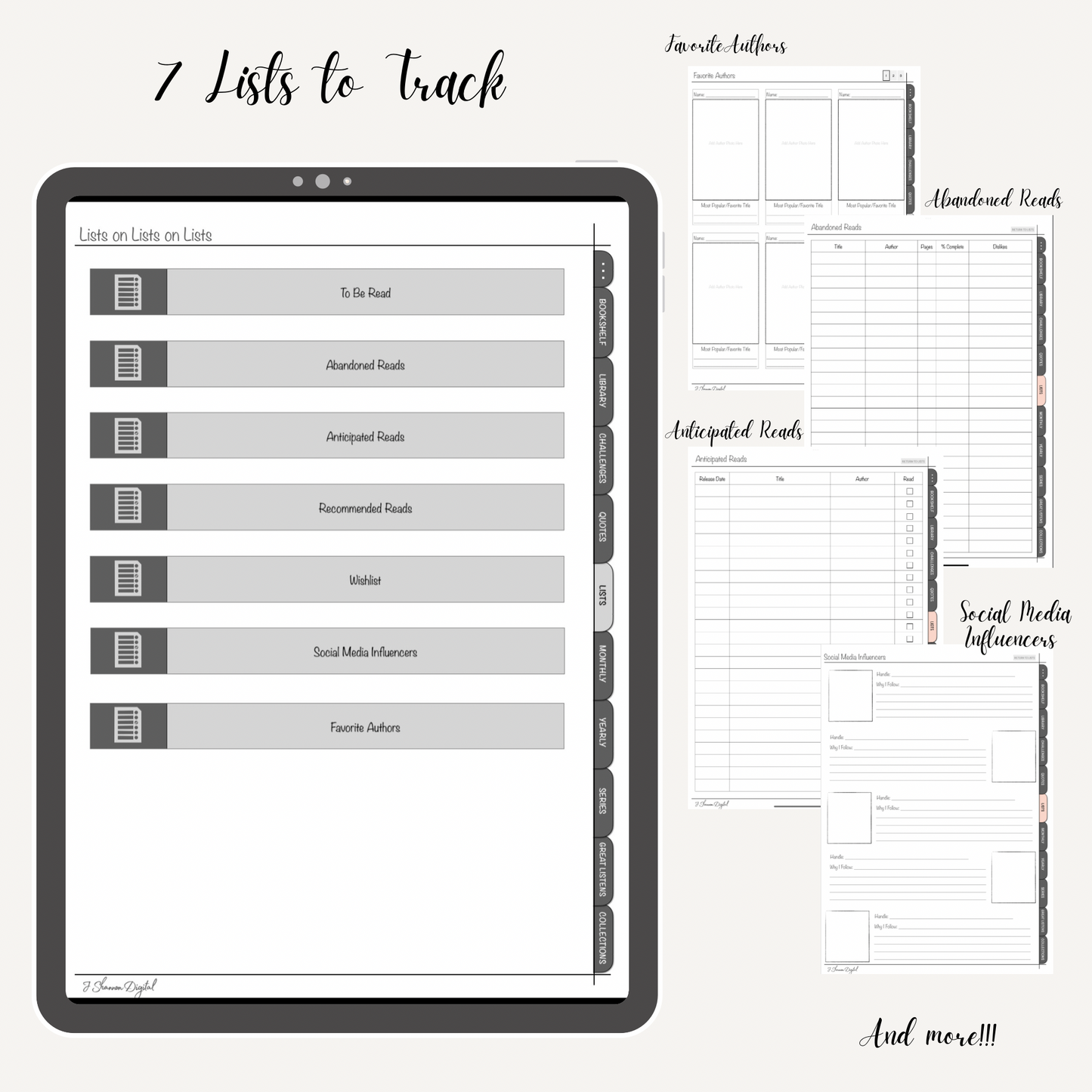 Digital Reading Journal