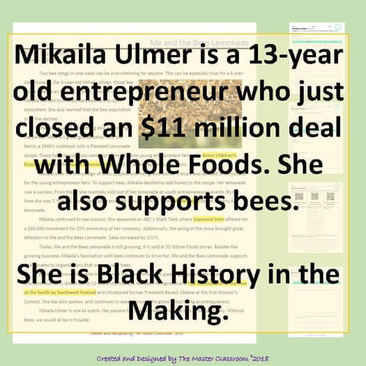 Black History in the Making: Mikaila Ulmer