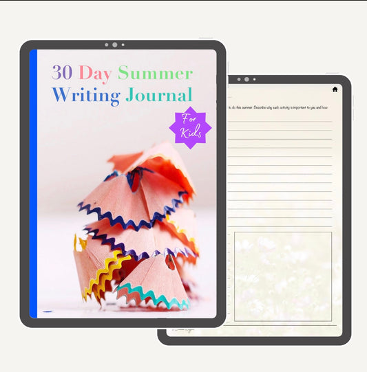 30 Day Summer Writing Journal