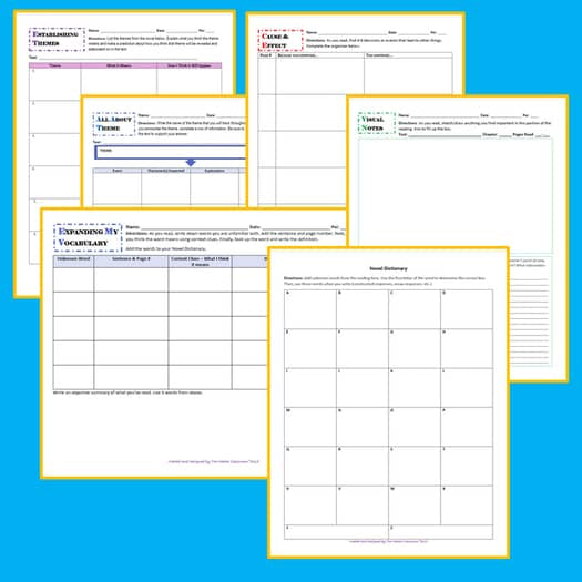 Reading Comprehension - Plot Analysis (Novel Study)