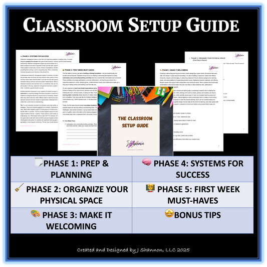 Teacher Tool: Classroom Setup Guide
