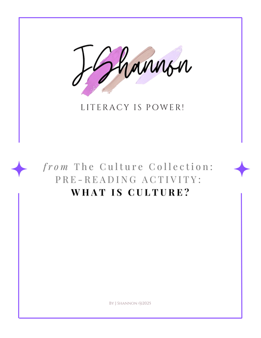 Pre-Reading Activity — What Is Culture?