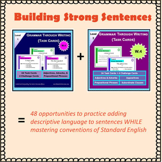 GRAMMAR BUNDLE - Building Strong Sentences & Paragraphs