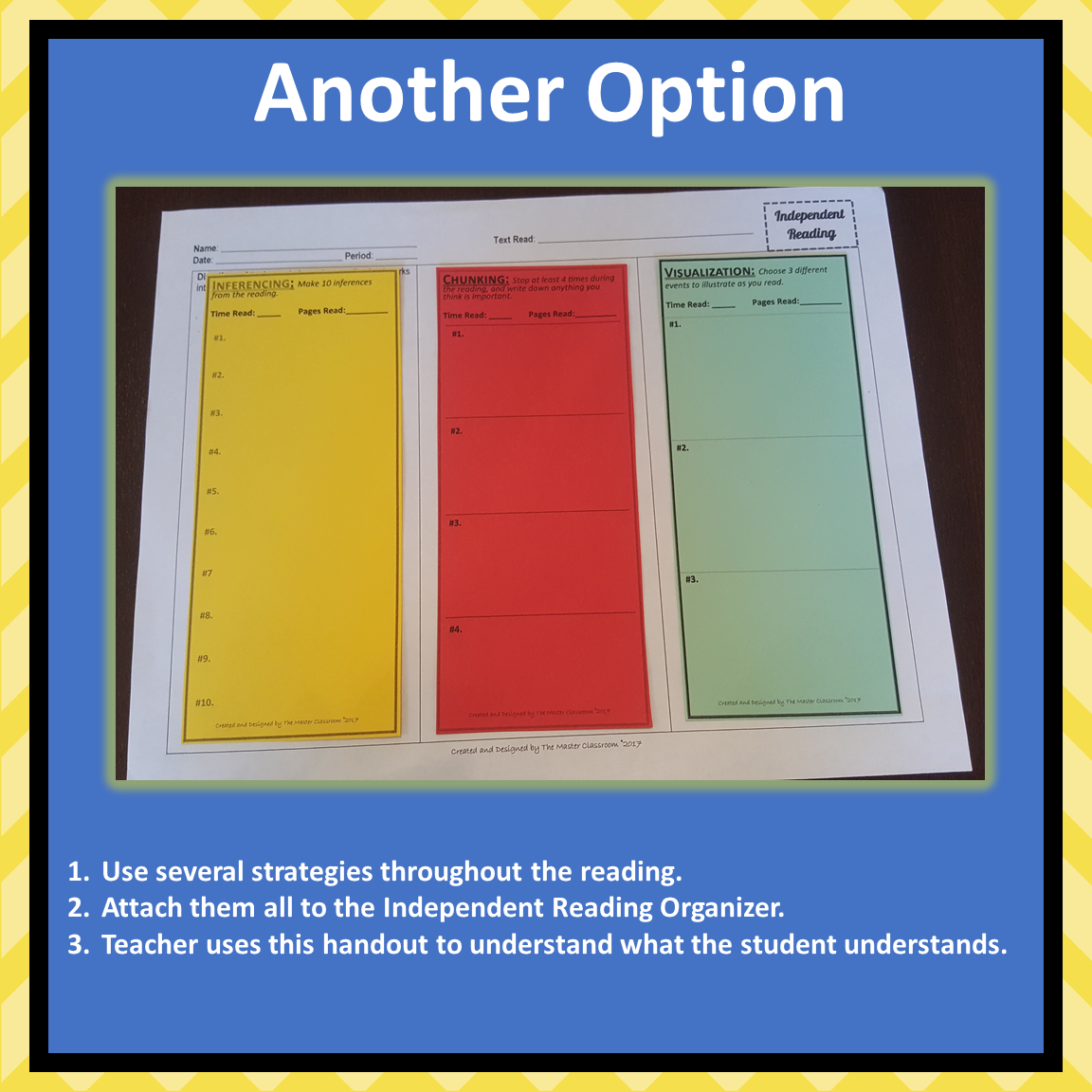 Reading Comprehension: Independent Reading Bookmarks