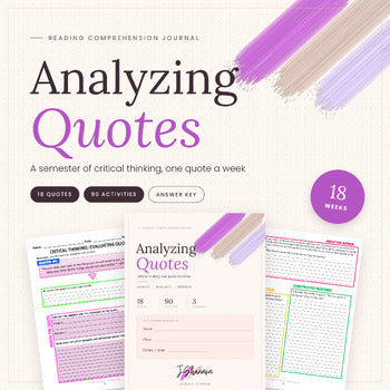 Reading Comprehension Journal: Analyzing Quotes